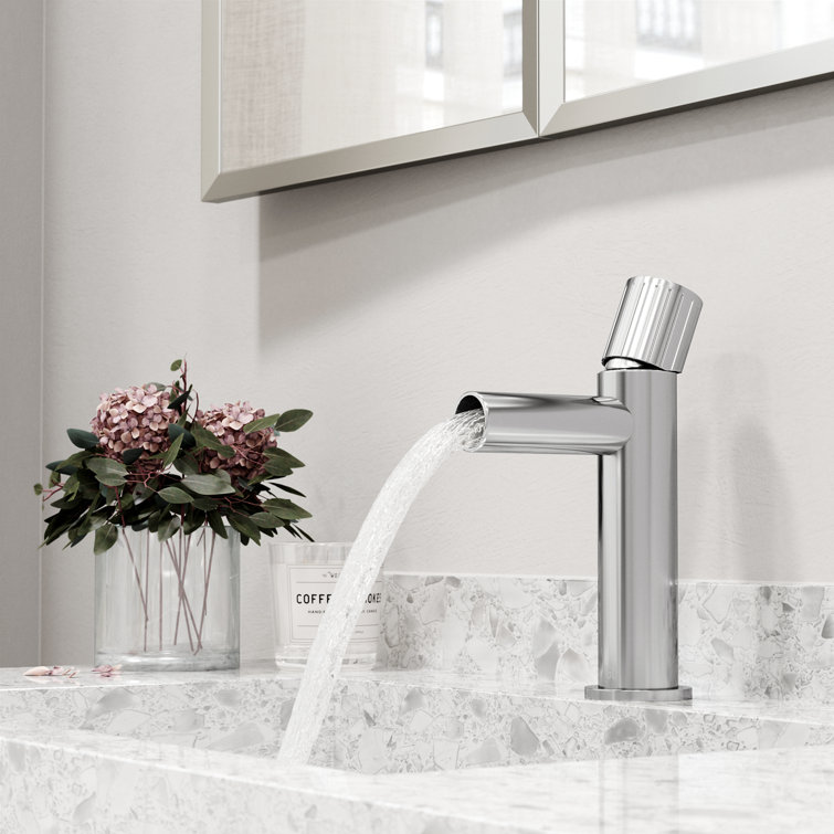Ashford Chrome High Arc Single Hole Bathroom Faucet
