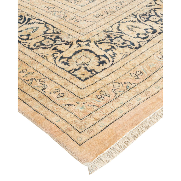 Keenan Multicolor Hand-Knotted Wool Runner Rug, 9' x 18'10"
