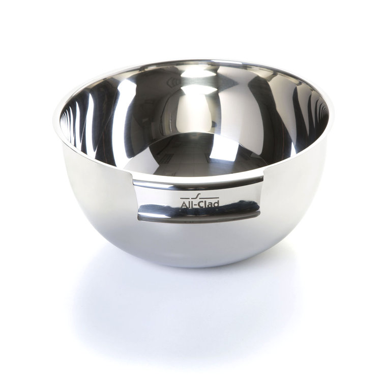 Stainless Steel 3-Piece Mixing Bowl Set with Handles