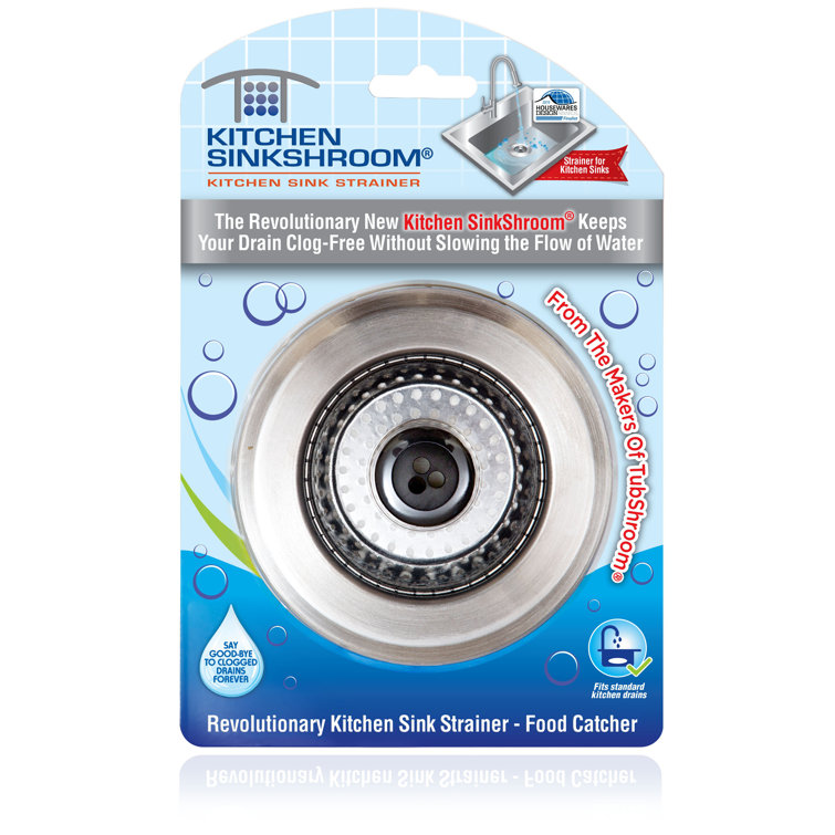 Black Stainless Steel Ergonomic Kitchen Sink Strainer