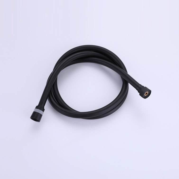 8-Inch Matte Black Multi-Head Rain Shower System with Filter