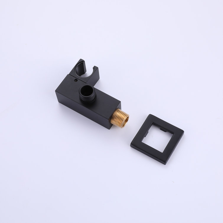 8-Inch Matte Black Multi-Head Rain Shower System with Filter