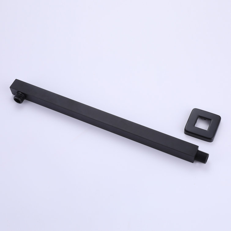 8-Inch Matte Black Multi-Head Rain Shower System with Filter