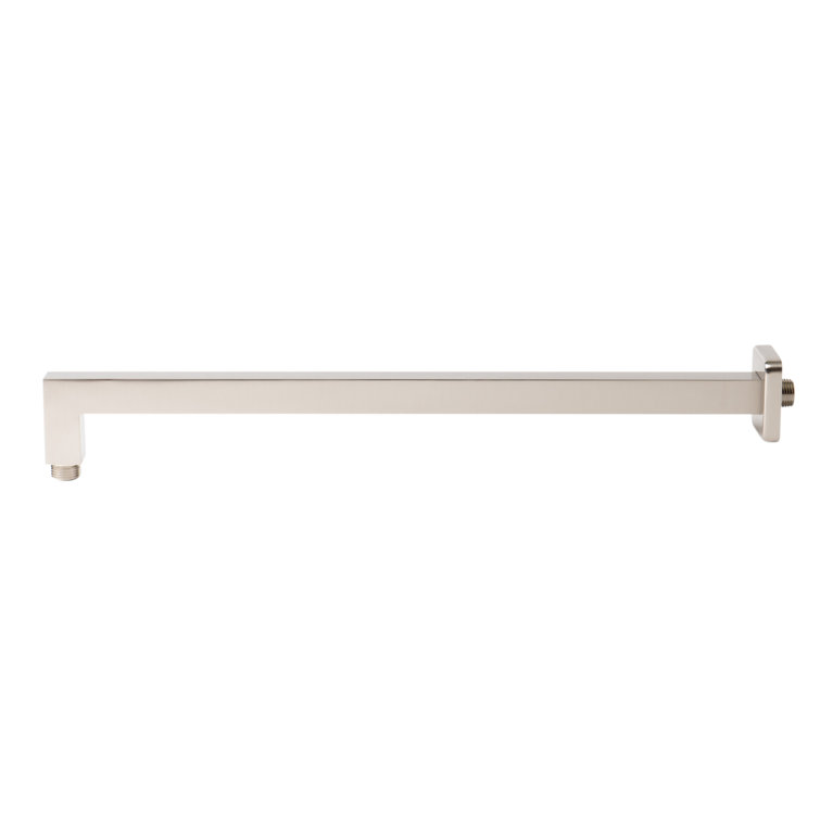 Brushed Nickel 20" Square Wall Mounted Shower Arm