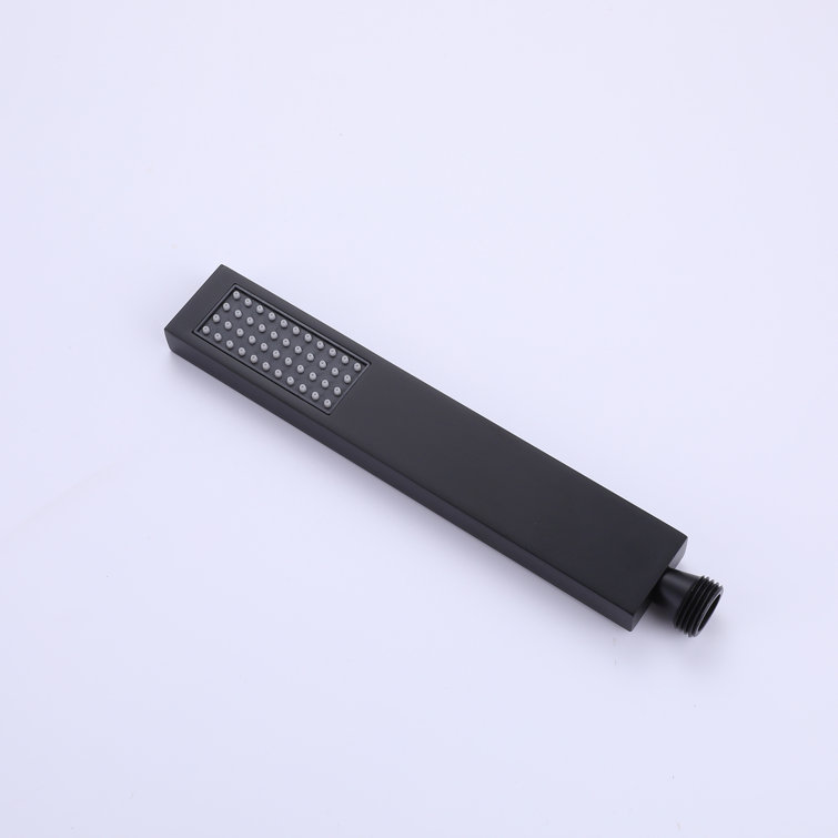 8-Inch Matte Black Multi-Head Rain Shower System with Filter