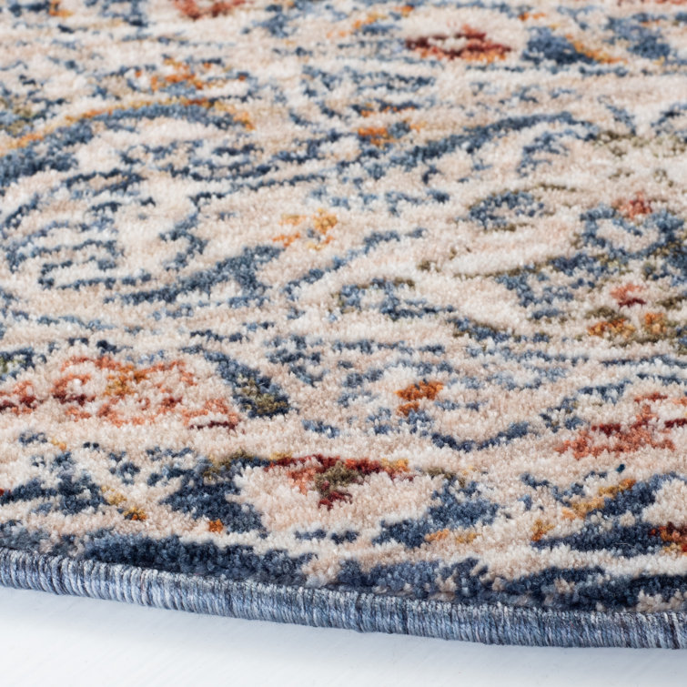 Hand-knotted Navy Synthetic 7'9" x 10' Area Rug