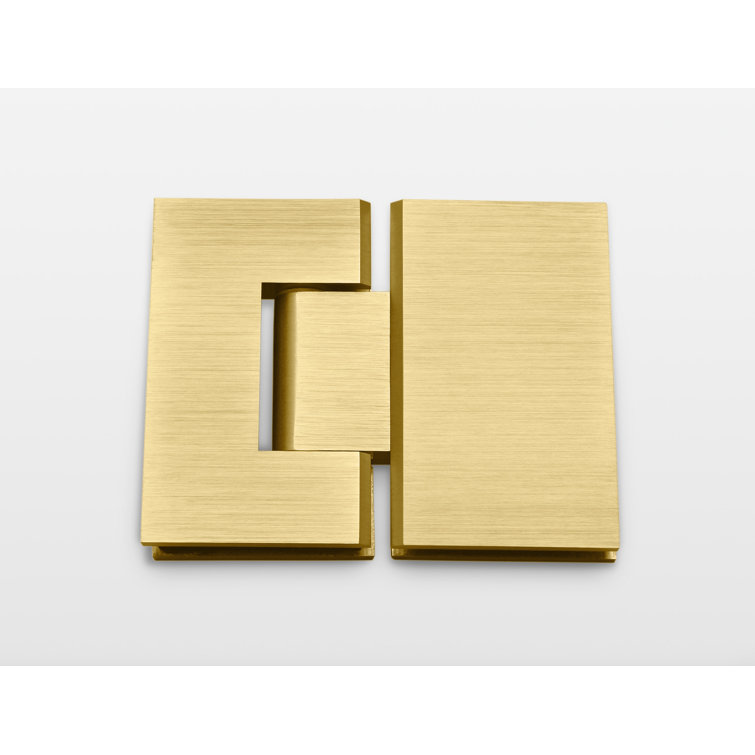 Halo 60" x 78" Frameless Clear Glass Hinged Shower Door in Brushed Nickel