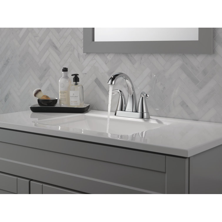 Arvo Chrome Two-Handle Centerset Bathroom Faucet