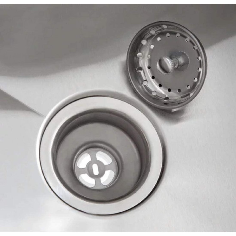 Stainless Steel Freestanding Utility Sink with Chrome Faucet