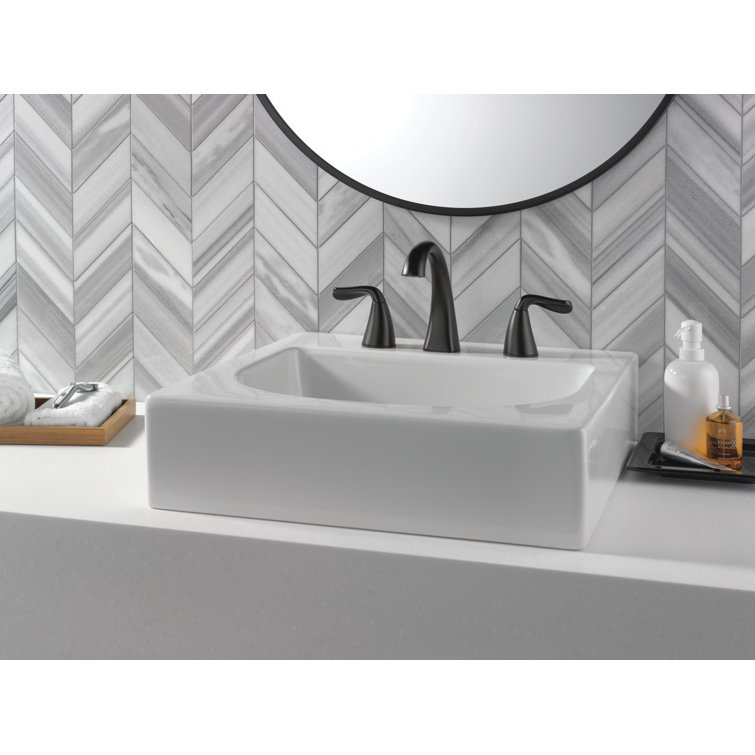 Arvo Matte Black Zinc 2-Handle Widespread Bathroom Faucet