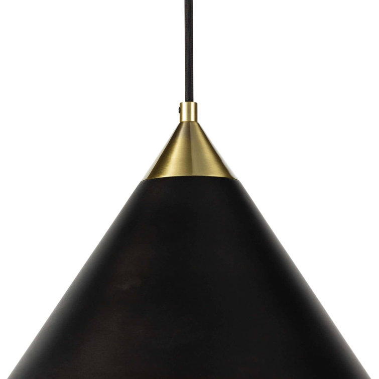 Regina Andrew 11.75" Blackened Brass Globe Pendant Light