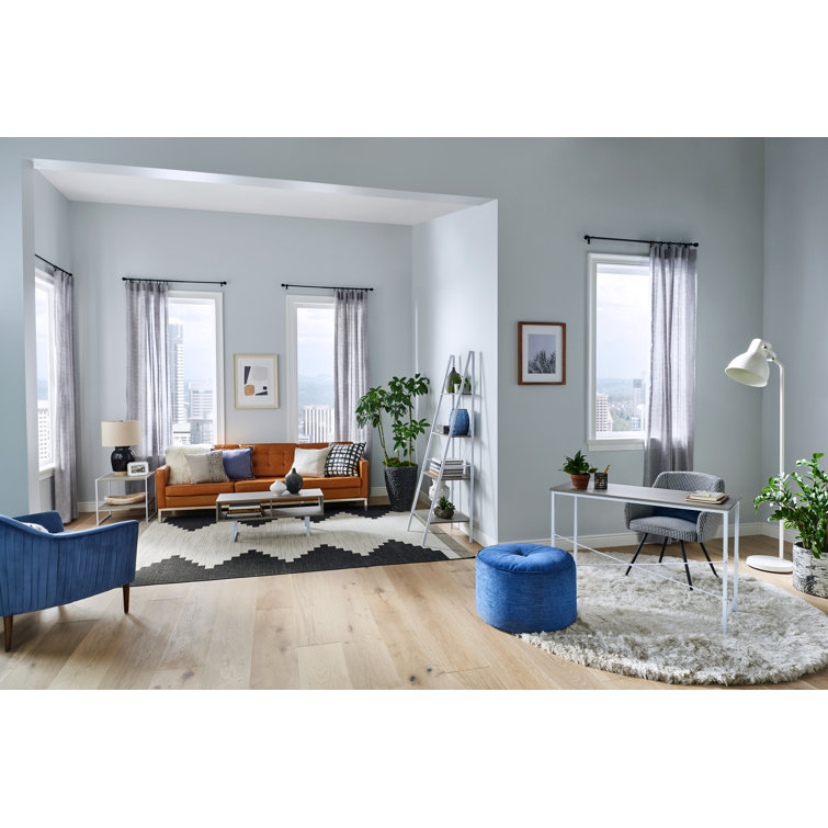 Modern Taupe Wood & Metal Coffee Table with Storage