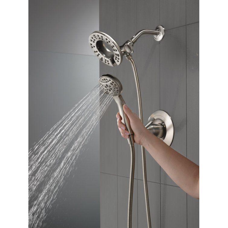 Arvo Brushed Nickel Multi-Head Wall Mounted Shower System