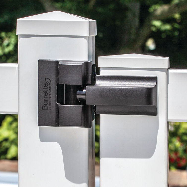 Heavy-Duty Black Wrap Hinge for Gates