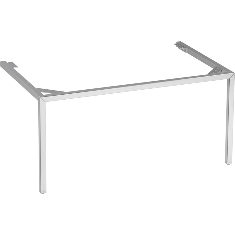 Enivo 36-Inch Black Vanity with Brass Legs
