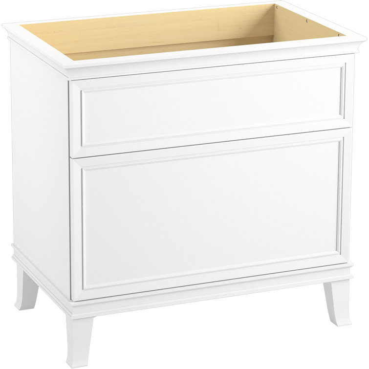 Linen White 36" Freestanding Bathroom Vanity with Drawers