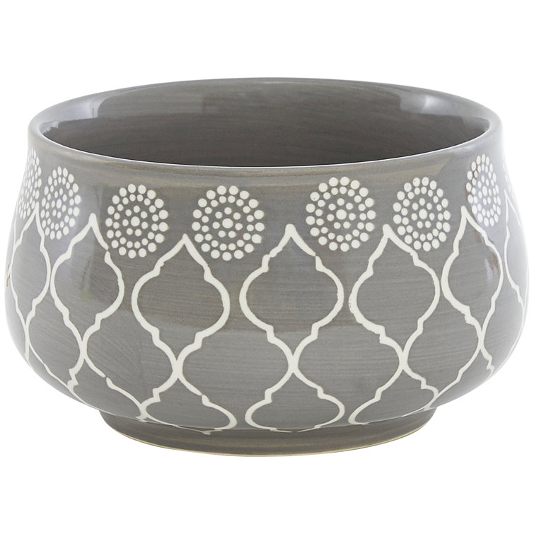 Moroccan Grey 16-Piece Ceramic Dinnerware Set for 4