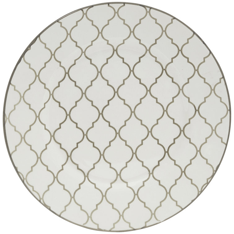Moroccan Grey 16-Piece Ceramic Dinnerware Set for 4