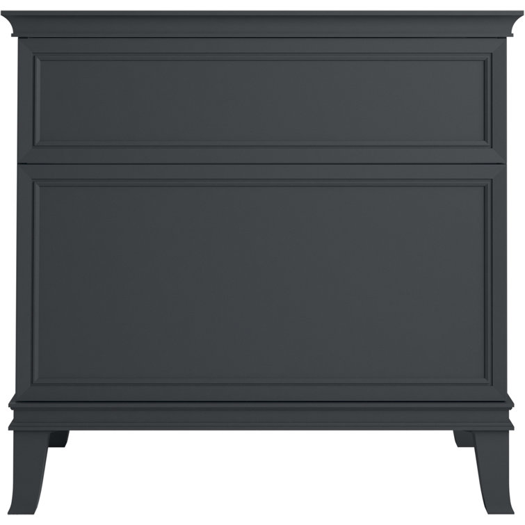 Slate Grey 36" Mid Century Modern Bathroom Vanity