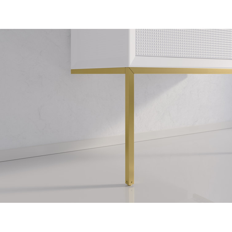 Enivo 37" White Solid Wood Floating Bathroom Vanity