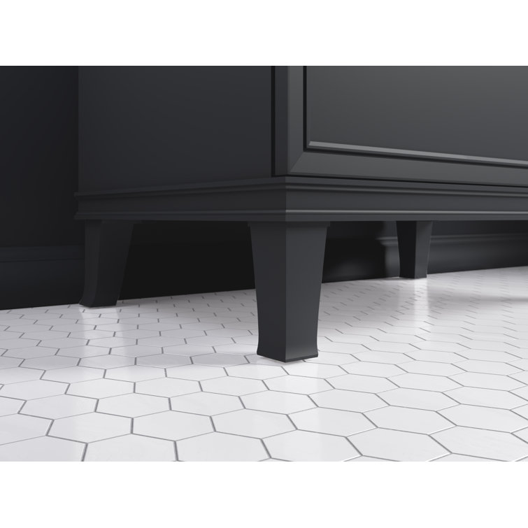 Slate Grey 36" Mid Century Modern Bathroom Vanity