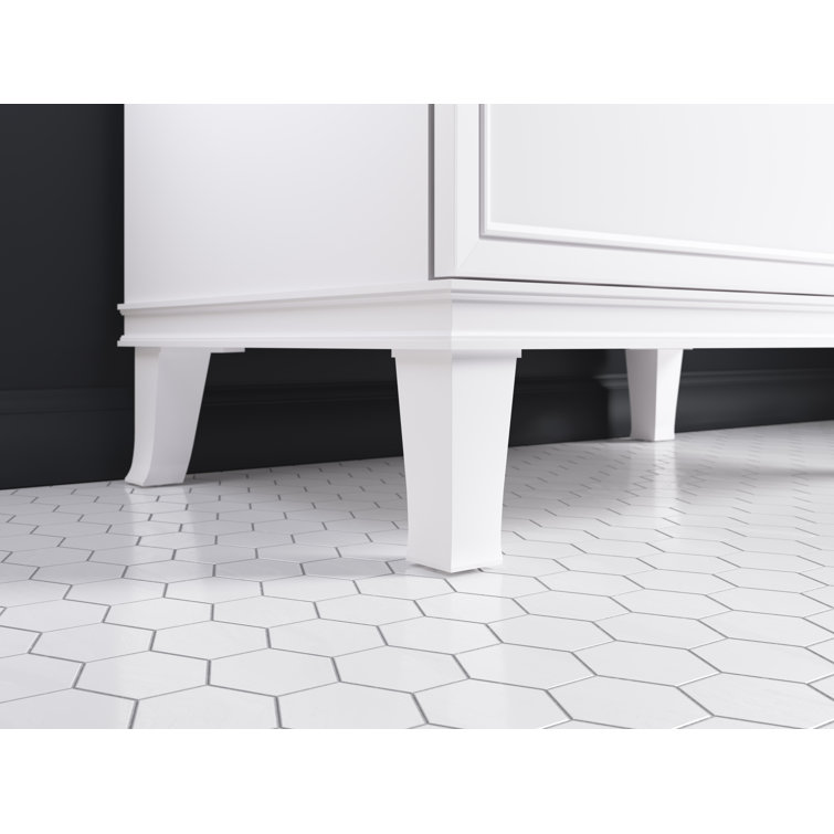 Linen White 36" Freestanding Bathroom Vanity with Drawers