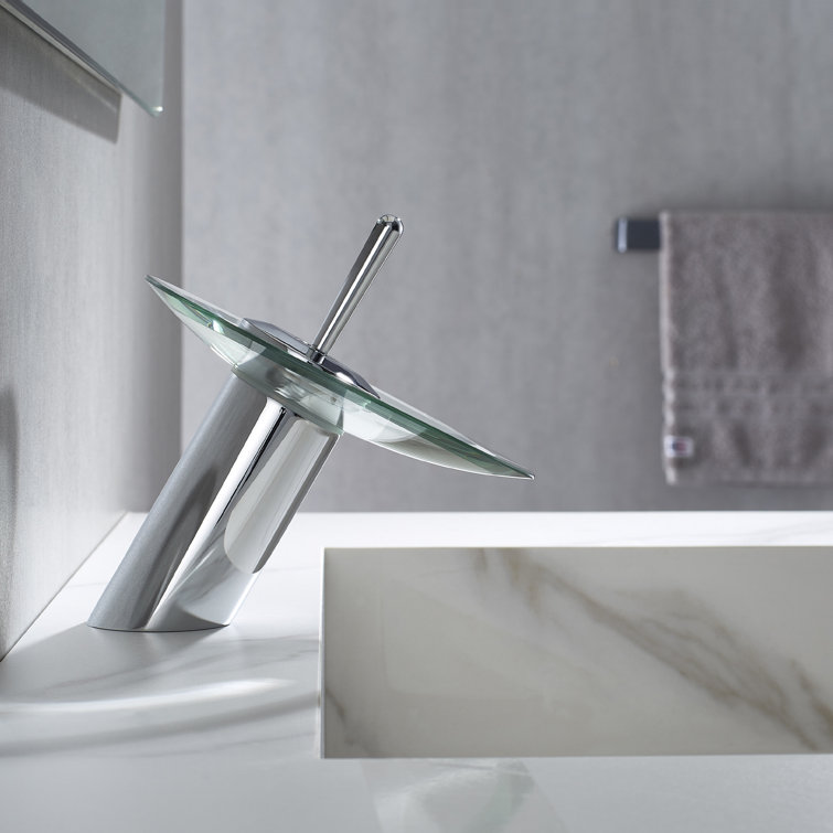 Torino Falls 7.1" Polished Chrome Ultra-Contemporary Bathroom Faucet