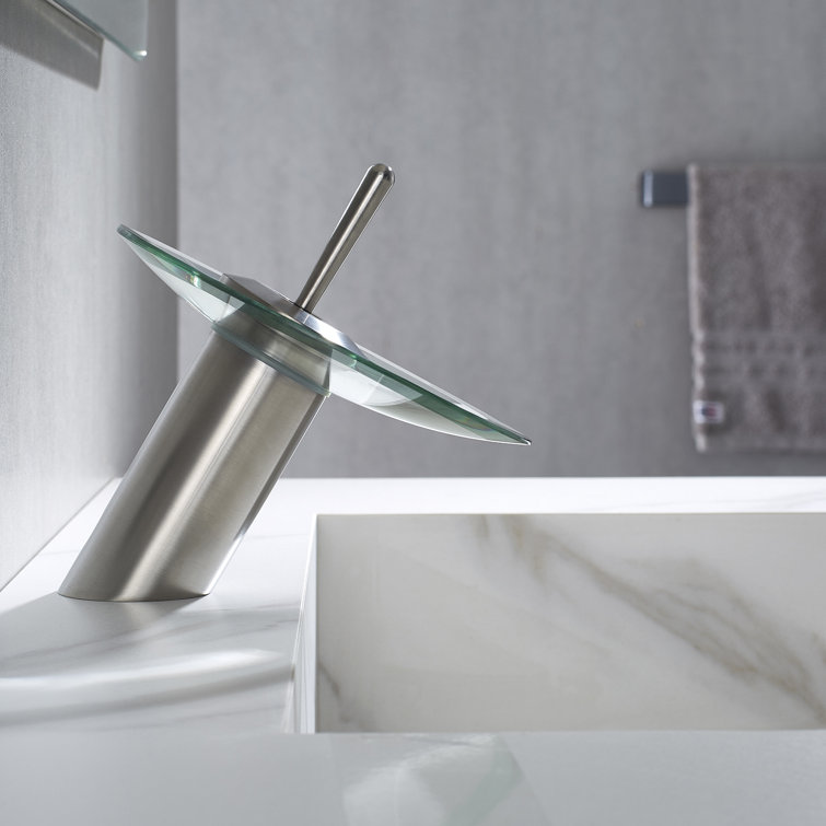 Torino Ultra-Contemporary Satin Nickel Single-Hole Bathroom Faucet