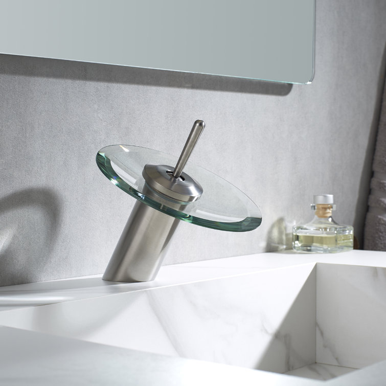 Torino Ultra-Contemporary Satin Nickel Single-Hole Bathroom Faucet