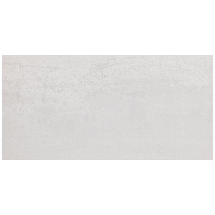 Angela Harris Metallic Light Silver Matte Porcelain Tile 12x24