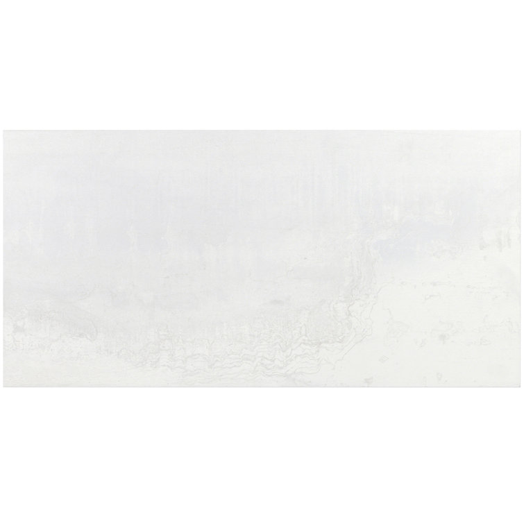 Angela Harris Metallic Light Silver Matte Porcelain Tile 12x24