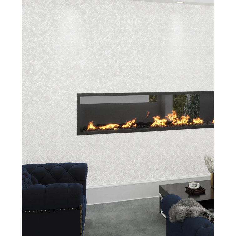 11.2" White Polished Shell Herringbone Mosaic Tile