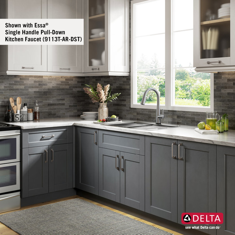 Delta 30-Inch Stainless Steel Single Bowl Workstation Kitchen Sink