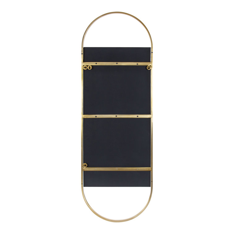 Gold Capsule Full Length Iron Wall Mirror