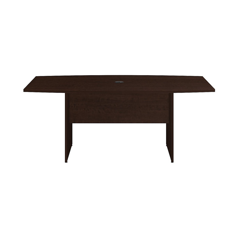 Mocha Cherry 72'' Boat Shaped Conference Table