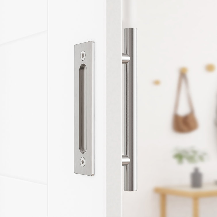 Winsoon 12" Stainless Steel Sliding Barn Door Handle Set