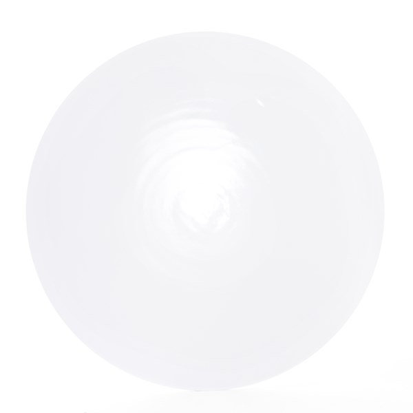 White Powder Coated Aluminum Minimalist Outdoor Accent Table