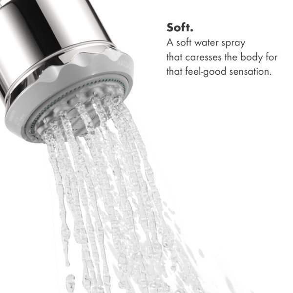 Polished Nickel Wall Mounted Multi-Function Shower Head