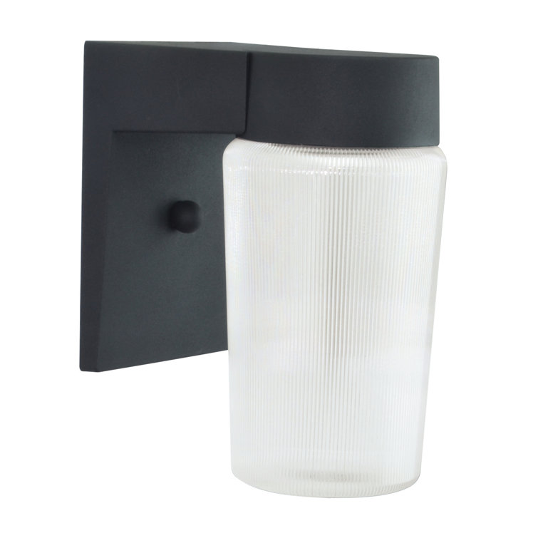 Black Acrylic Energy Star LED Outdoor Wall Sconce