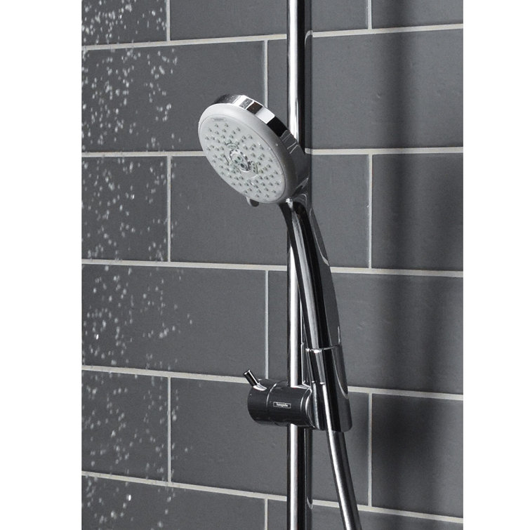 Chrome Adjustable Height Multi-Head Shower System
