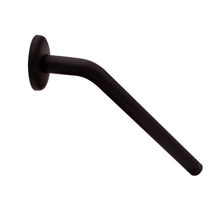 Oil Rubbed Bronze 8-Inch Wall Mount Shower Arm with Flange