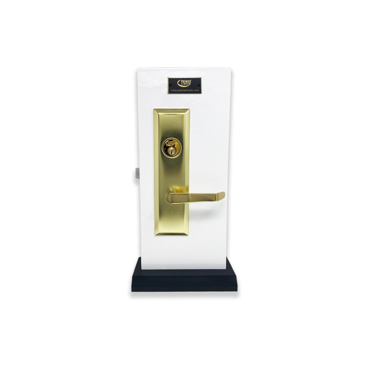 Brass Right-Handed Mortise Entry Door Knob Set