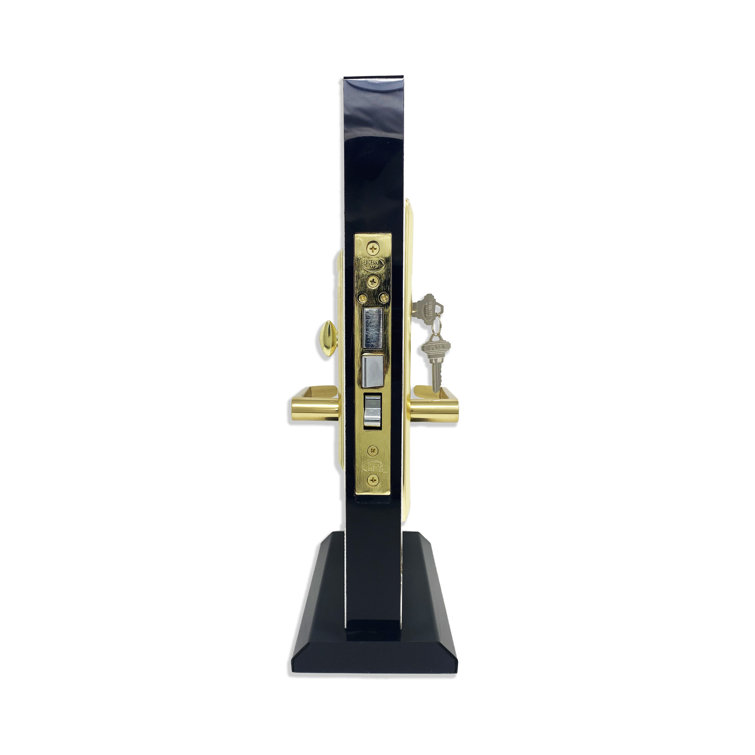 Brass Right-Handed Mortise Entry Door Knob Set