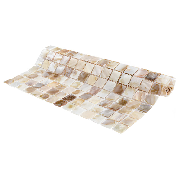 Natural Shell 12" x 12" Mosaic Wall Tile