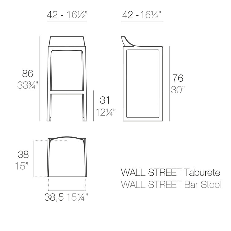 White Matte Polypropylene and Fiberglass Patio Bar Stool