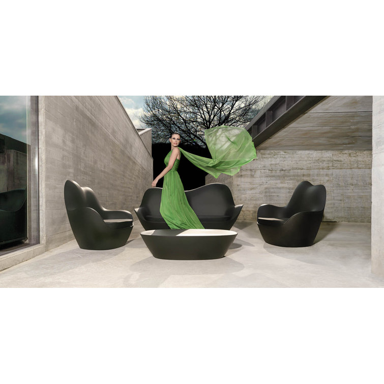 Taupe Matte Polyethylene Sabinas Coffee Table
