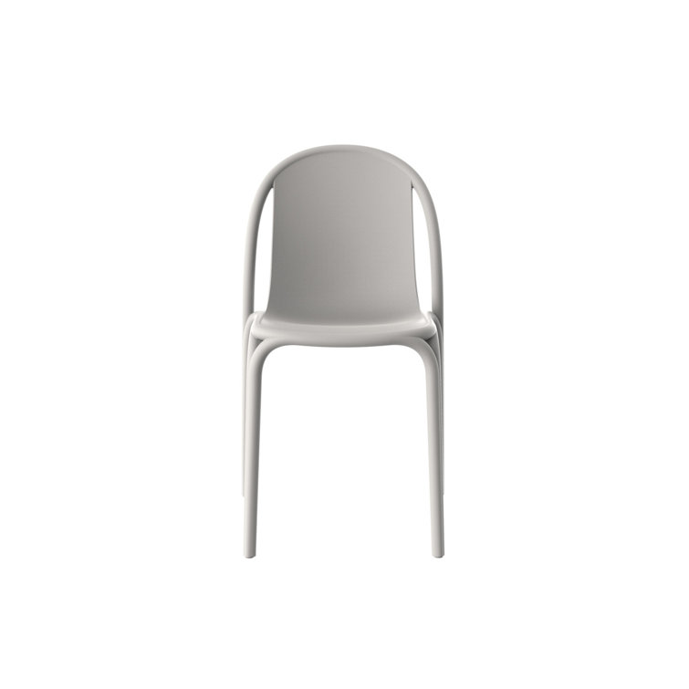 Brooklyn Tortora Modern Outdoor Stacking Dining Chair with Cushion