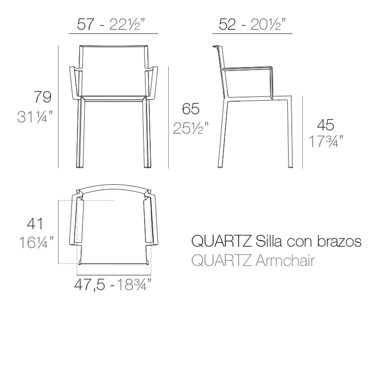 Ramon Esteve Quartz-Inspired Matte Black Polyamide Dining Chair