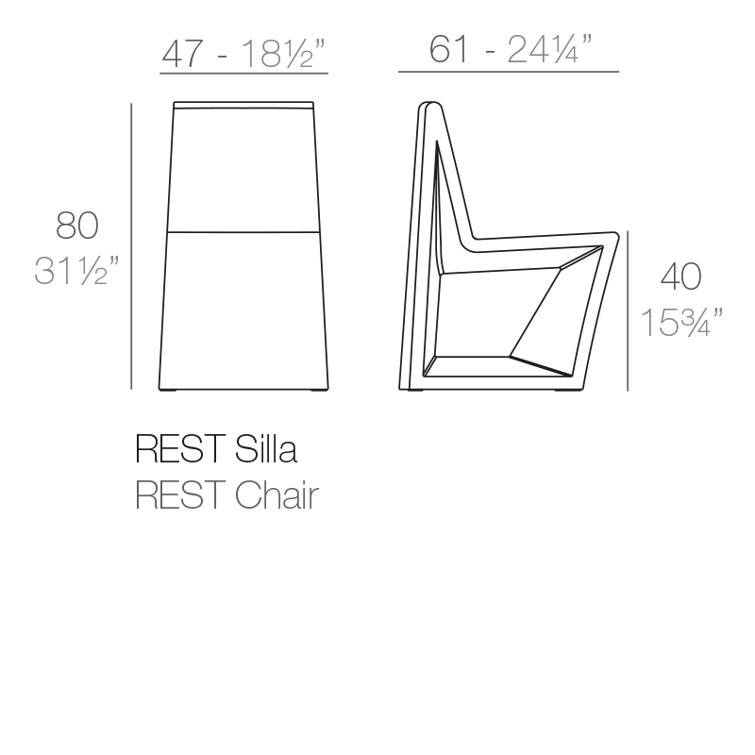 Elegant White Polyethylene Armless Outdoor Dining Chair