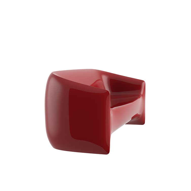 Red High-Grade Polyethylene Indoor/Outdoor Sofa